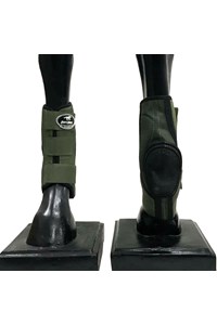 Skid Boot Boots Horse Neoprene Verde Militar BH-19