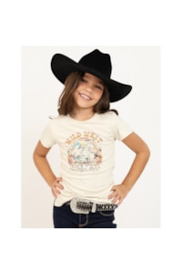 T-Shirt Bill Way Infantil Bege 803137