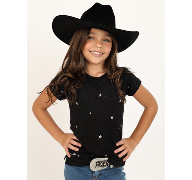 T-Shirt Bill Way Infantil Star Preto 803135