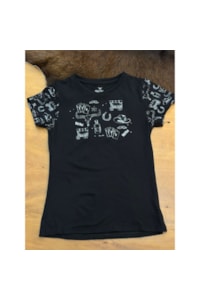 T-Shirt Bill Way Infantil Wil West Preto 803134