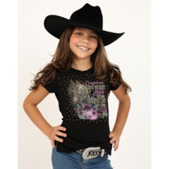 T-Shirt Bill Way Infantil Wildest Preto 803130