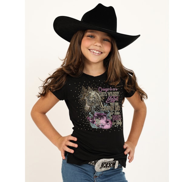 T-Shirt Bill Way Infantil Wildest Preto 803130