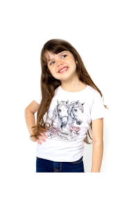 T-Shirt Infantil Branco 5223