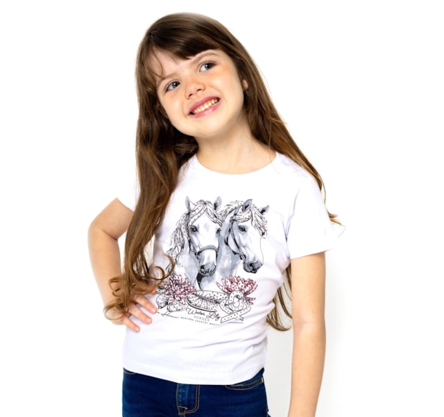 T-Shirt Infantil Branco 5223