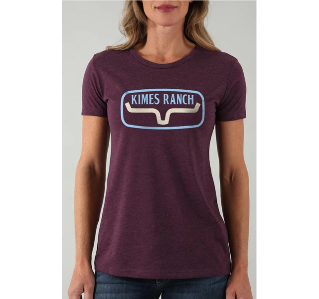 T-shirt Kimes Ranch Bordô ROLLINTEE