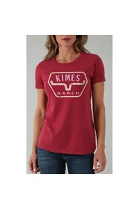 T-shirt Kimes Ranch Vermelho LADIES-DISTANCE-TEE