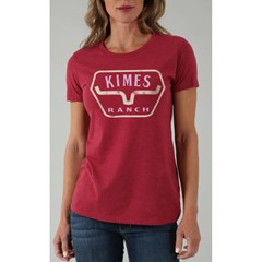 T-shirt Kimes Ranch Vermelho LADIES-DISTANCE-TEE