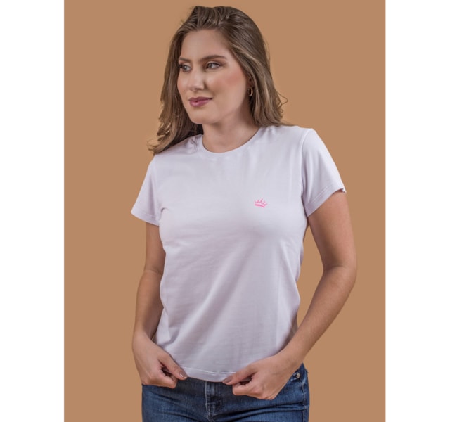 T-Shirt Miss Country Branco 3175