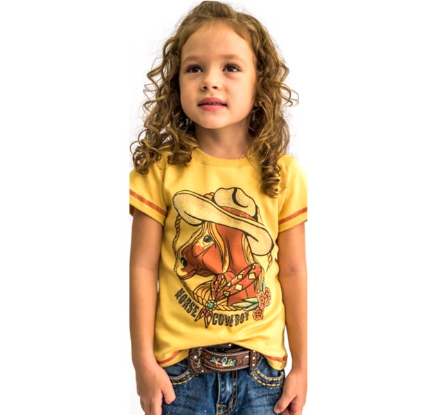 T-Shirt Miss Country Infantil Ambar 625