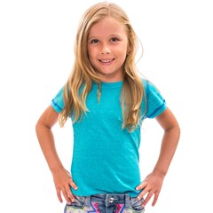 T-Shirt Miss Country Infantil Turquoise 106