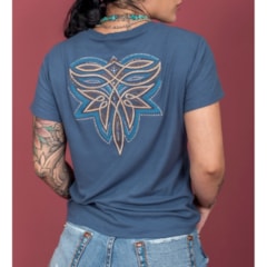 T-Shirt Miss Country Vento 3257 Azul