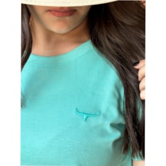 T-shirt Moiadeiros CMF2307 Verde Turquesa
