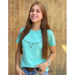 T-Shirt Moiadeiros Verde Água CMF2391