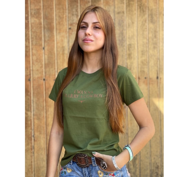 T-Shirt Moiadeiros Verde Militar CMF2387