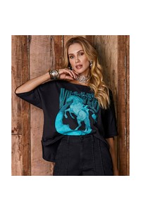 T-shirt Moon Horse Ampla Wild West 0101230