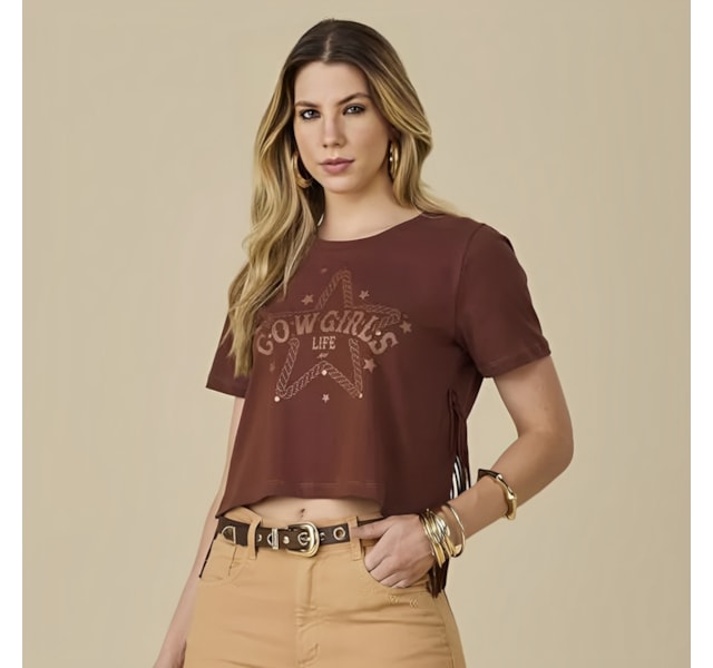 T-Shirt Moon Horse Cowgirls Life 0109340
