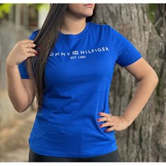 T-Shirt Tommy Hilfiger THWW0WW40276-THTP1 Azul Royal