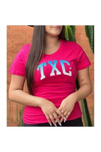 T-shirt TXC 50744 Rosa Flúor