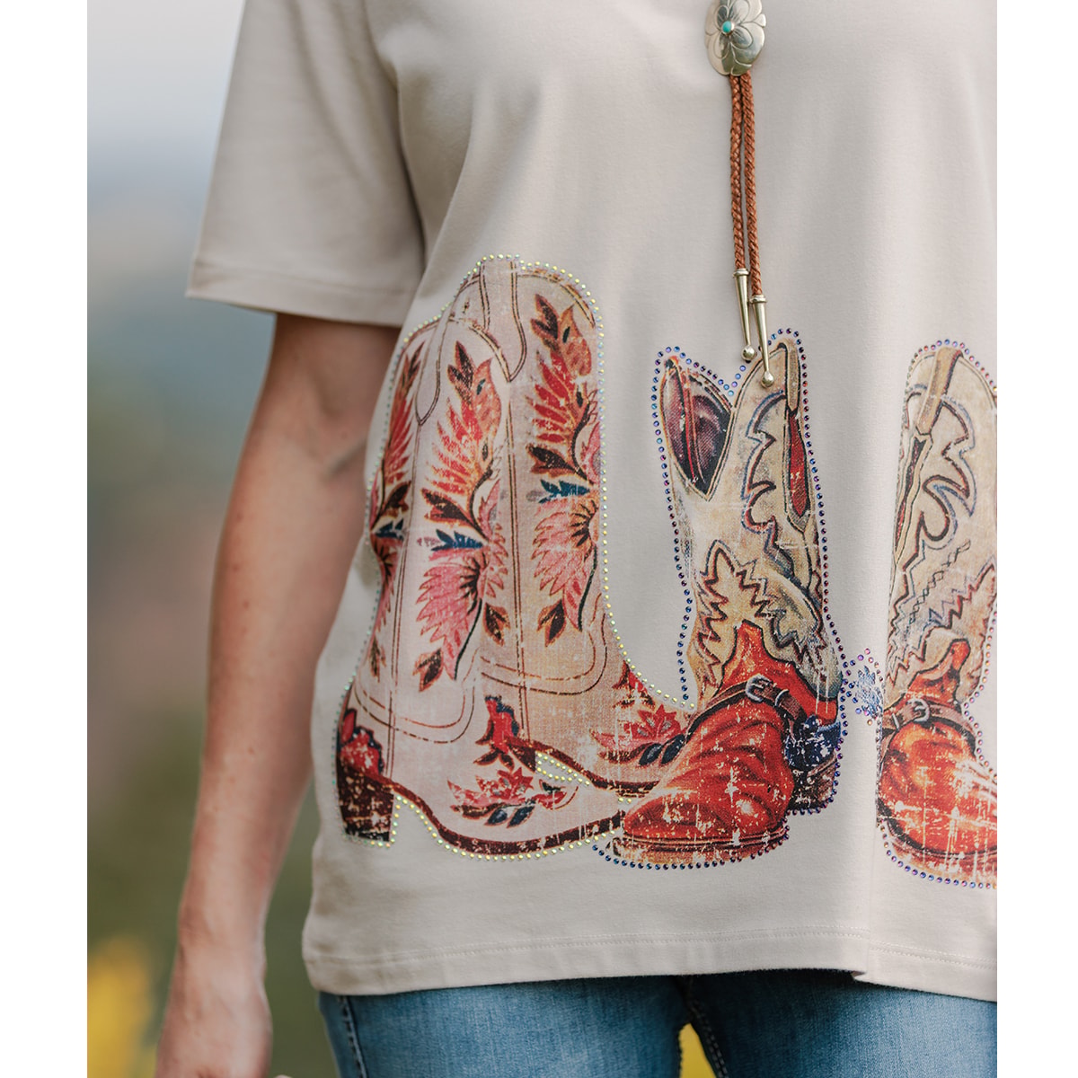 【M&M】オーダーNo.955 T-Shirt Zenz Western Maxi Mountain ZW0126027 | Cris & Cia