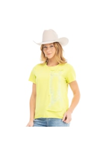 T-Shirt Zenz Western West Coast Verde Limão ZW0324038