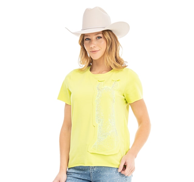 T-Shirt Zenz Western West Coast Verde Limão ZW0324038