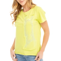 T-Shirt Zenz Western West Coast Verde Limão ZW0324038