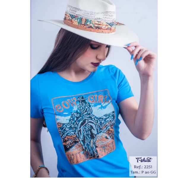 T-Shirt Zoe Horse Western 2251