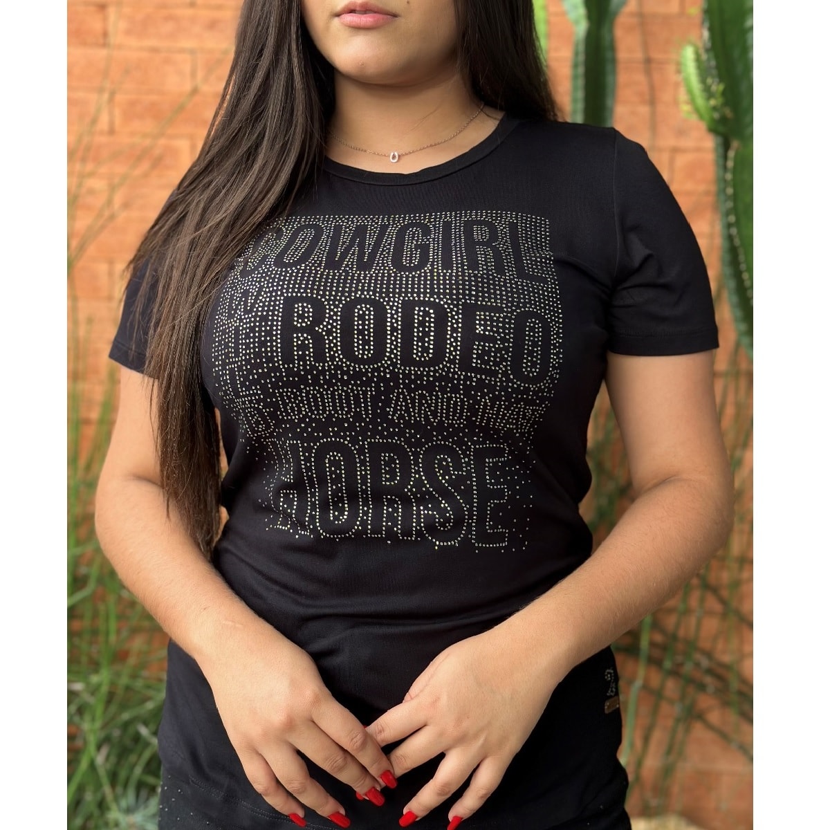 T-Shirt Zoe Horse Western 2268 | Cris & Cia