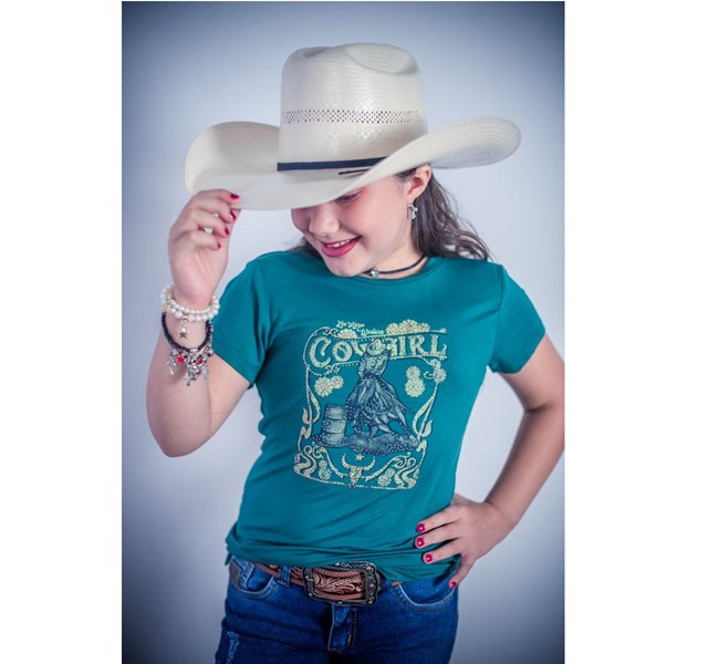 T-Shirt Zoe Horse Western Infantil 3050