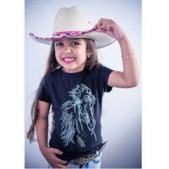 T-Shirt Zoe Horse Western Infantil 3054