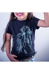 T-Shirt Zoe Horse Western Infantil 3054
