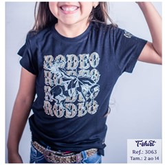 T-Shirt Zoe Horse Western Infantil 3063