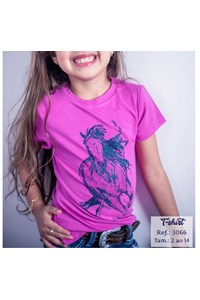 T-Shirt Zoe Horse Western Infantil 3066