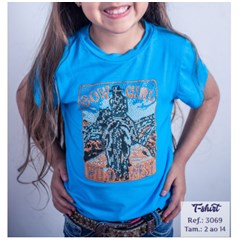 T-Shirt Zoe Horse Western Infantil 3069
