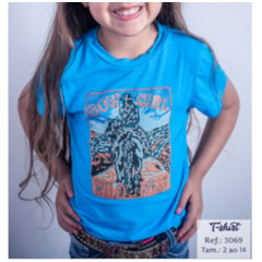 T-Shirt Zoe Horse Western Infantil 3069