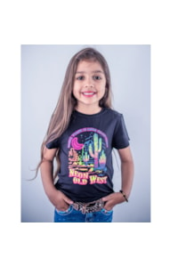 T-Shirt Zoe Horse Western Infantil 3077