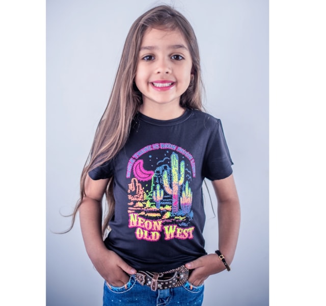 T-Shirt Zoe Horse Western Infantil 3077