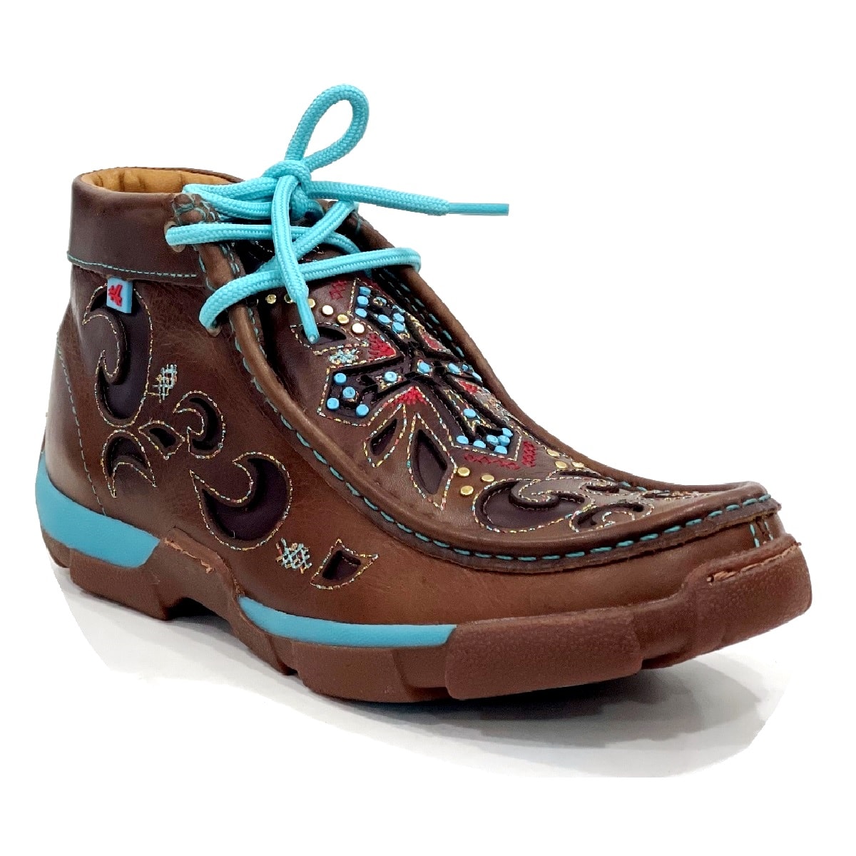 Tênis Destroyer Goyazes Atlanta Caramelo/Turquesa 221009-C | Cris