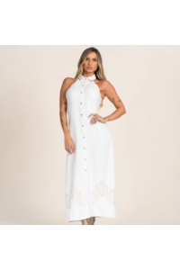 Vestido Buphallos Off White BPL1120