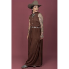 Vestido Miss Country 3266 Marrom