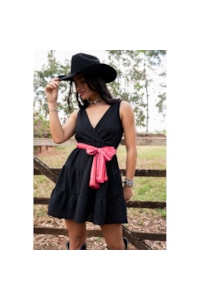 Vestido Turkese Store Summer Preto VC06